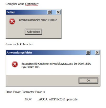 AVRco 4.99.36 Execution of avrco.exe failed