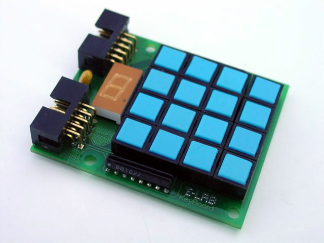 Keyboard 4×4 und 7-Segment-Anzeige